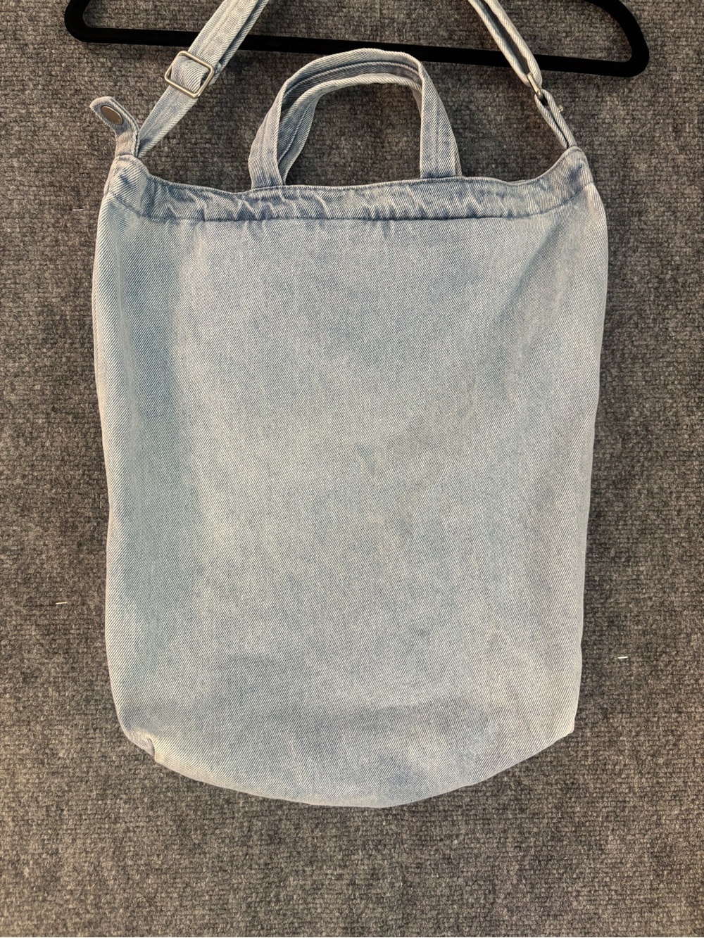 BAGGU Duck Tote Light Denim Blue - Picture 6 of 7